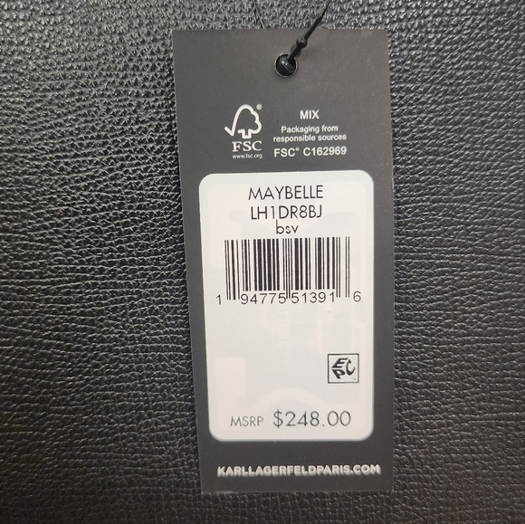 Karl Lagerfeld Satchel NWT - Picture 5 of 10